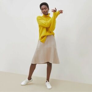 M.M. Lafleur The Astor Skirt—Wool Herringbone Sz 8